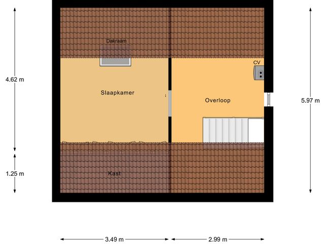 Plattegrond van Van Agtlaan 15