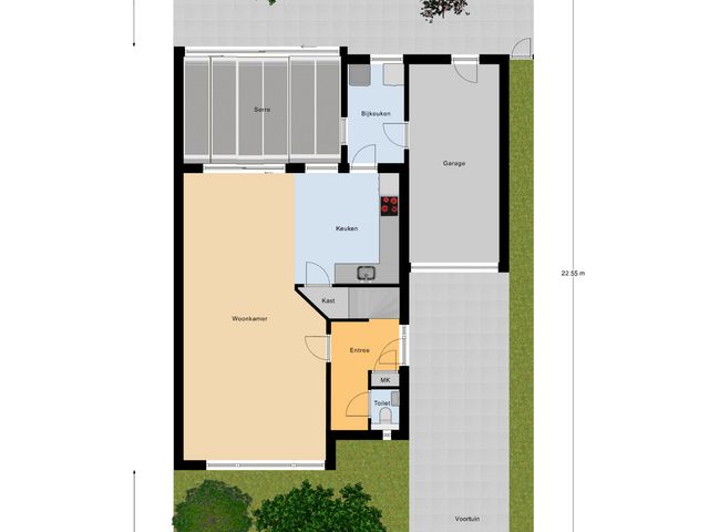 Plattegrond van Van Agtlaan 15