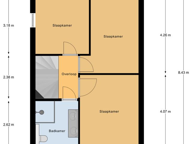 Plattegrond van Egel 1