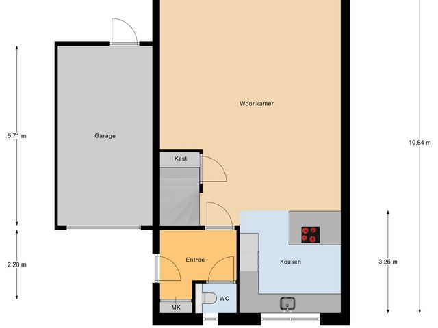 Plattegrond van Egel 1