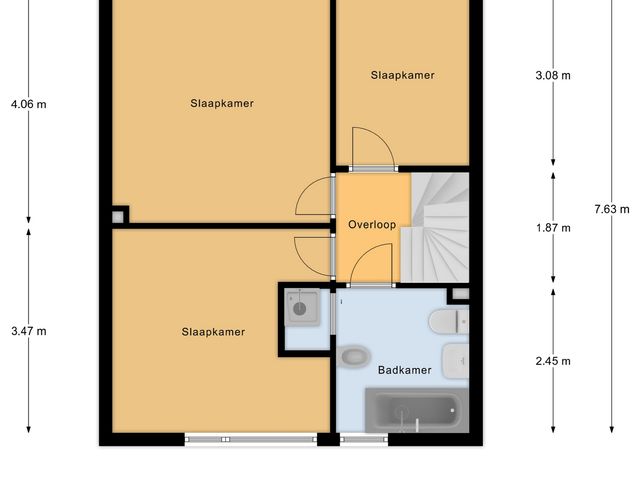 Plattegrond van Julianastraat 5