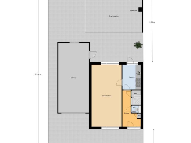 Plattegrond van Julianastraat 5