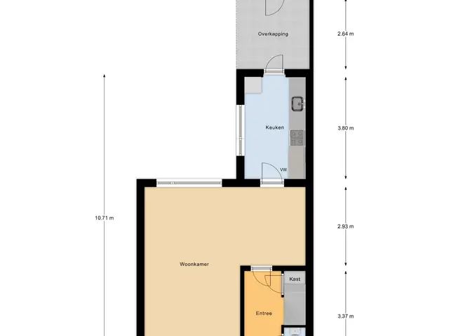 Plattegrond van Heistraat 4