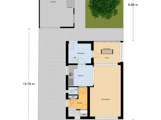 Plattegrond van Sint Jorisstraat 10