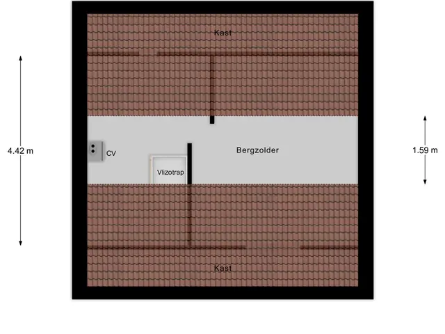 Plattegrond van Sint Jorisstraat 10