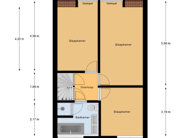Plattegrond van Groen van Prinstererlaan 32