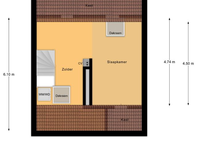 Plattegrond van Groen van Prinstererlaan 32