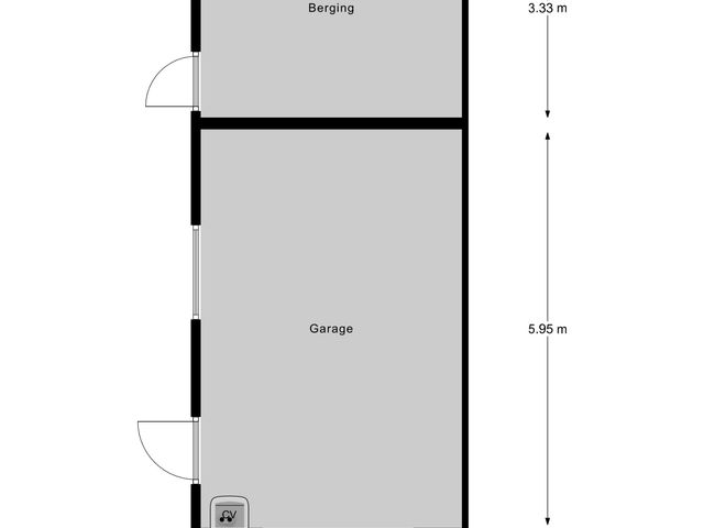 Plattegrond van Deken van Baarstraat 45