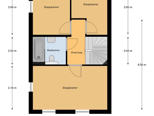 Plattegrond van Oranje zegge 13