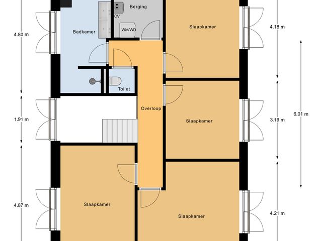 Plattegrond van Bosbeemd 19