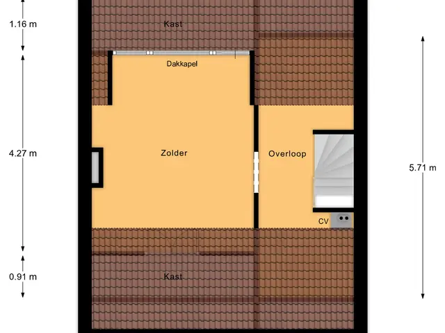 Plattegrond van Freesiastraat 10