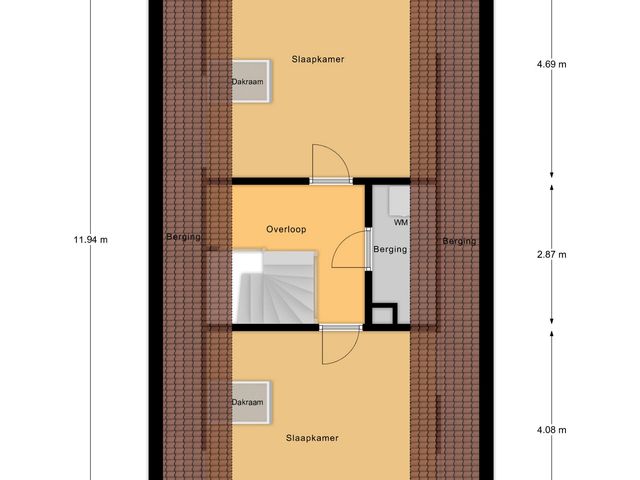 Plattegrond van Mortelweg 32