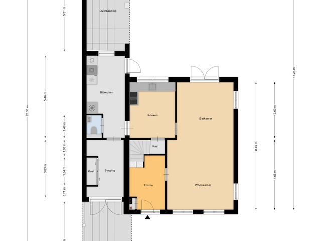 Plattegrond van Hogeweg 1
