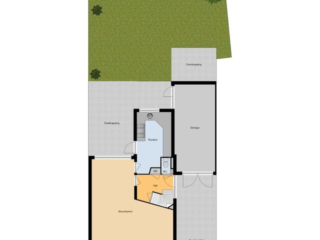 Plattegrond van Nassaulaan 47A