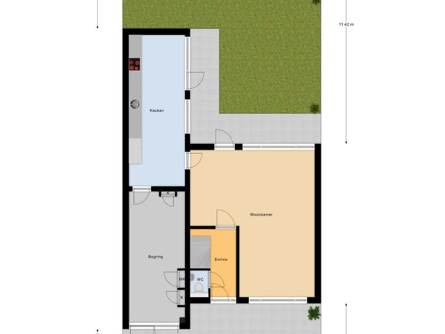 Plattegrond van Rooseveltstraat 70