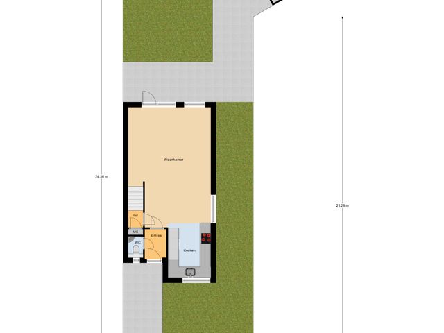 Plattegrond van Groen van Prinstererlaan 59