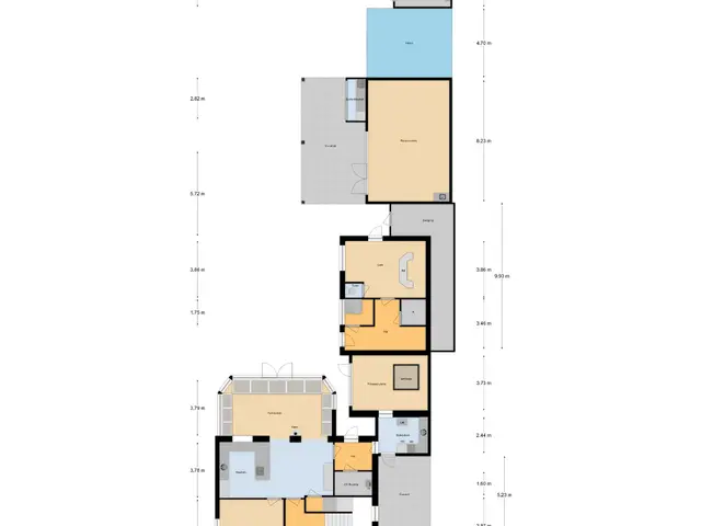 Plattegrond van Nieuwkuijksestraat 52