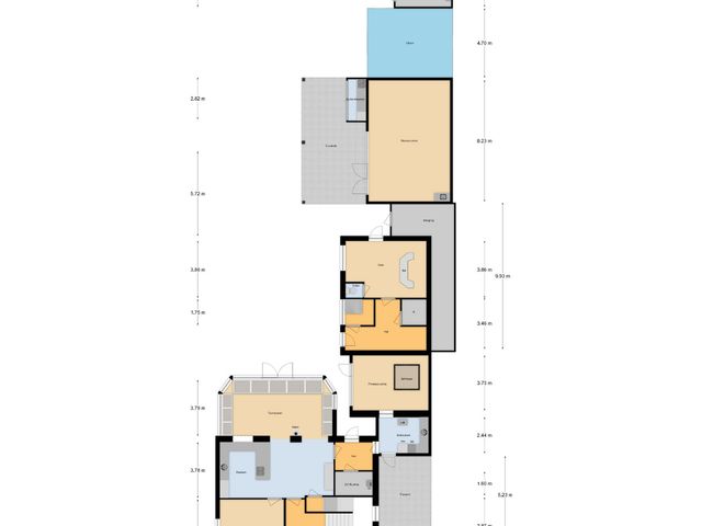 Plattegrond van Nieuwkuijksestraat 52