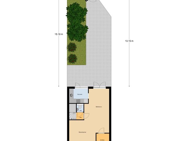Plattegrond van Van Herlaerstraat 12