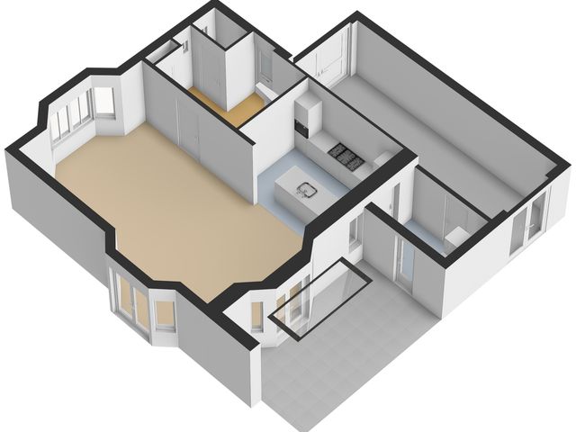 Plattegrond van Priemsteeg 14