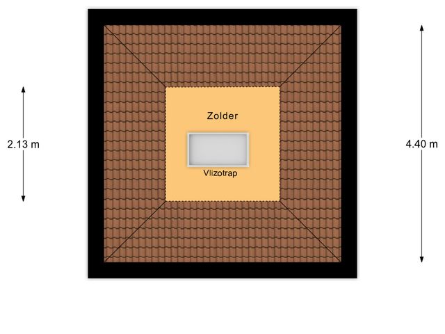 Plattegrond van Priemsteeg 14