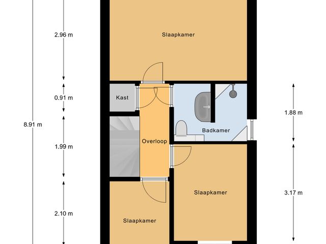 Plattegrond van Nijlring 45