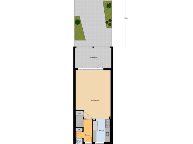 Plattegrond van Nijlring 45