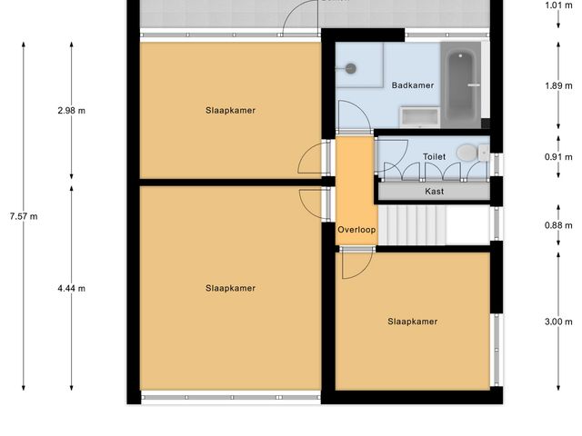Plattegrond van Ravelstraat 1