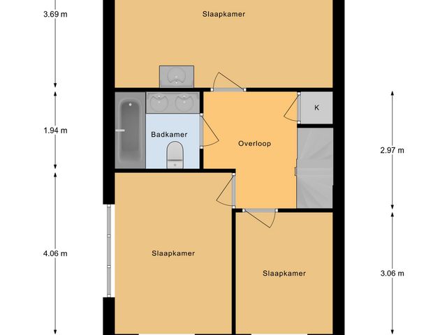 Plattegrond van Sternlaan 44
