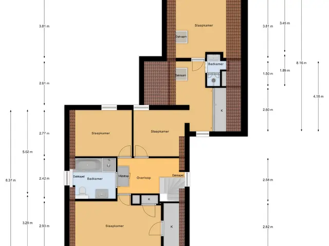 Plattegrond van Hoofdstraat 18E