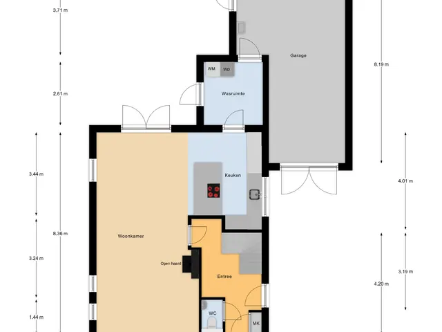 Plattegrond van Hoofdstraat 18E