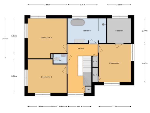 Plattegrond van Molenpark 28