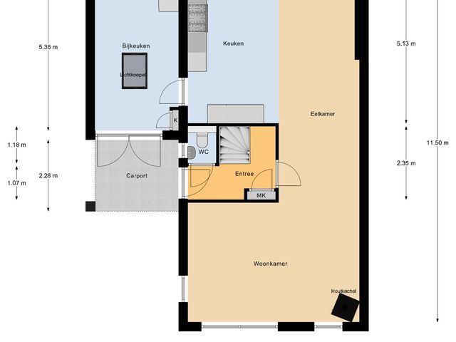 Plattegrond van De Steenenborch 41