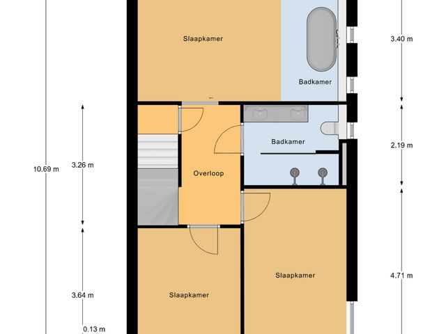Plattegrond van Afrikalaan 87