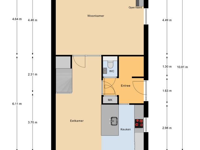 Plattegrond van Afrikalaan 87