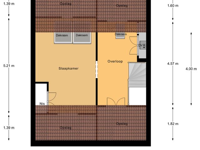 Plattegrond van Eikstraat 26