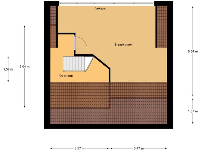 Plattegrond van Jonkheer de la Courtstraat 28