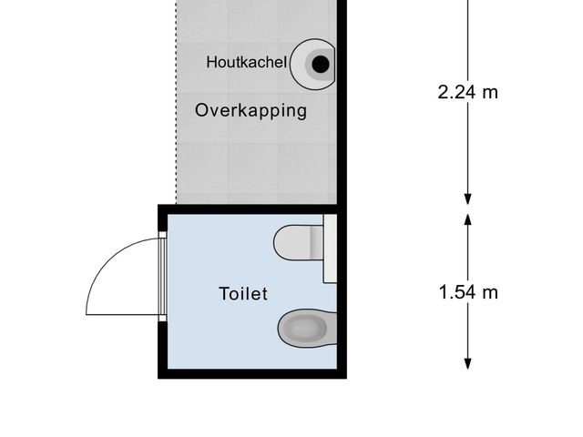 Plattegrond van Jonkheer de la Courtstraat 28