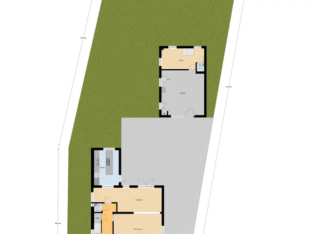 Plattegrond van Achterstraat 24