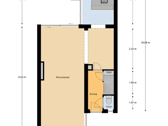Plattegrond van Jacob van Ruijsdaelstraat 3