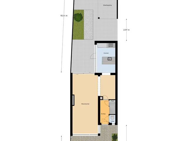 Plattegrond van Jacob van Ruijsdaelstraat 3