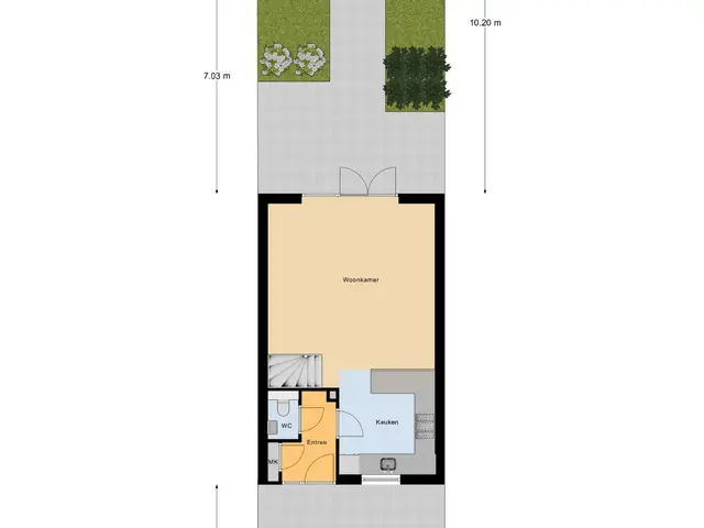 Plattegrond van Hollandlaan 14