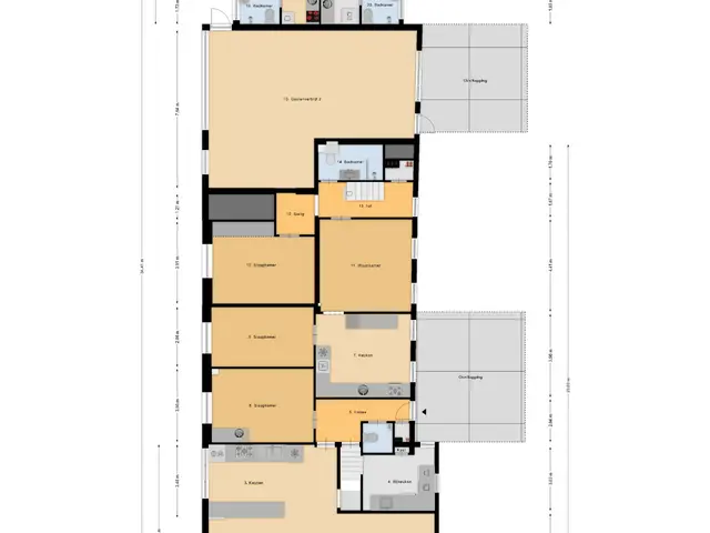 Plattegrond van Mommersteeg 66