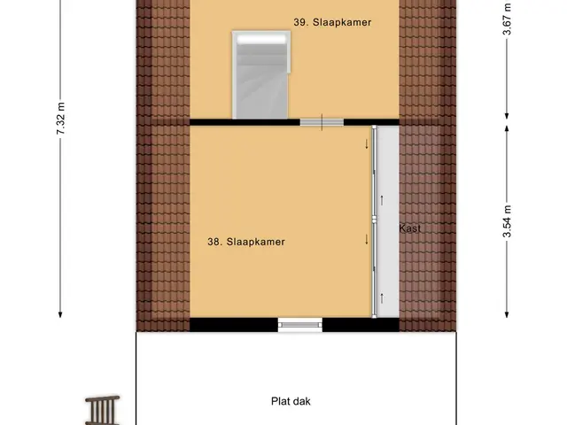 Plattegrond van Mommersteeg 66
