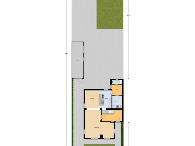Plattegrond van Grotestraat 83