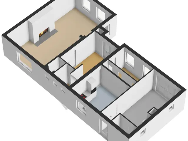 Plattegrond van Haarsteegsestraat 7