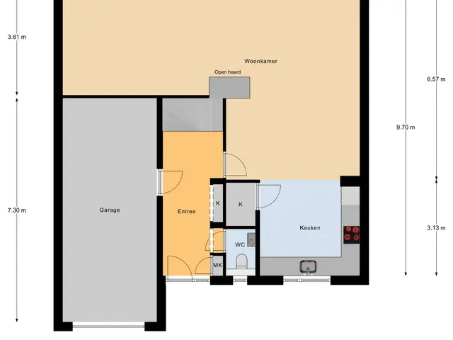 Plattegrond van Asserlaan 11