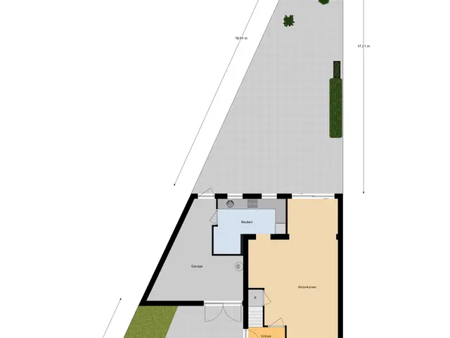Plattegrond van Europalaan 32