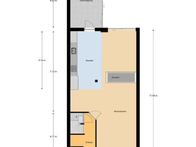 Plattegrond van Vincent van Goghstraat 6