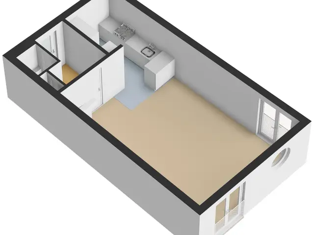 Plattegrond van Achter 't Raadhuis 20